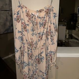 Women’s long sleeve floral romper